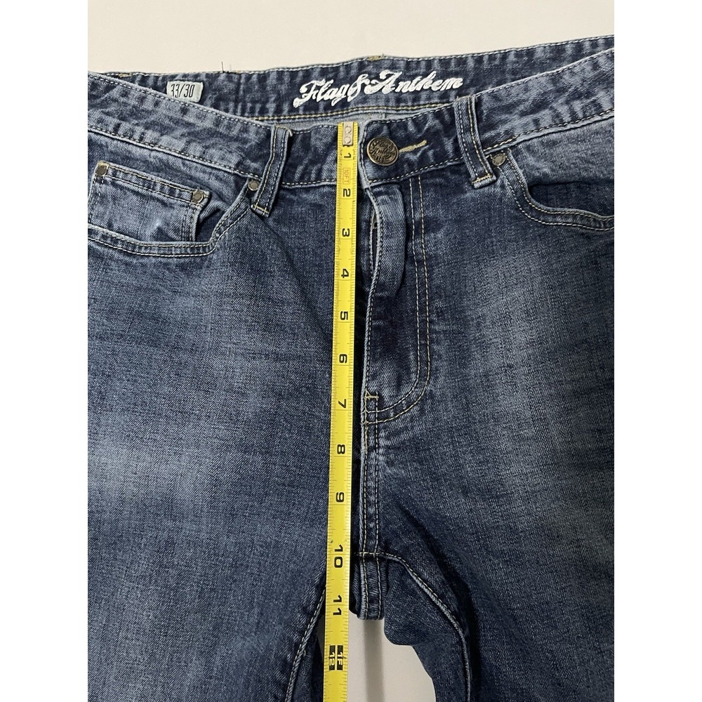 Flag & Anthem Oakland Slim Everetts Wash Jeans Men's 33X30 Blue Stretch Denim - Picture 6 of 7
